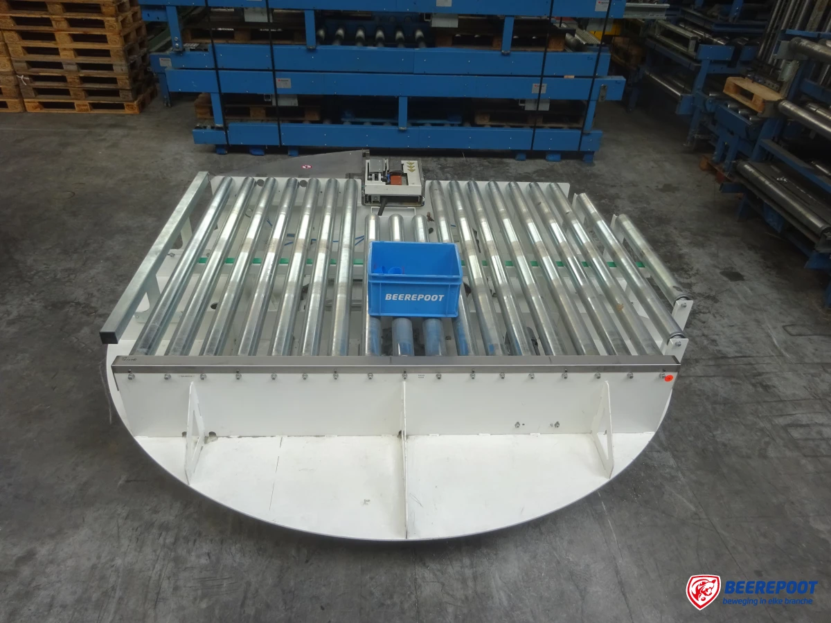 Roterende rollenbaanwissel